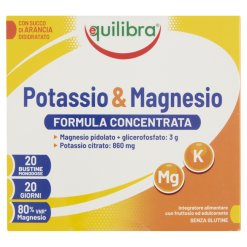 Potassio e Magnesio Formula Concentrata Integratore 20 Bustine