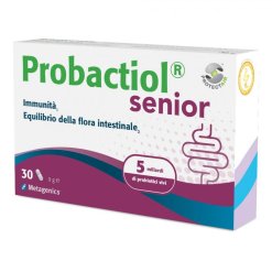 Probactiol Senior - Integratore per l'Equilibrio della Flora Intestinale - 30 Capsule