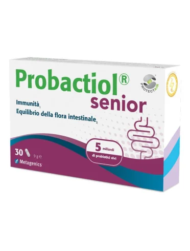 Probactiol senior - integratore per l'equilibrio della flora intestinale - 30 capsule Probactiol senior - integratore per l'equilibrio della flora intestinale - 30 capsule