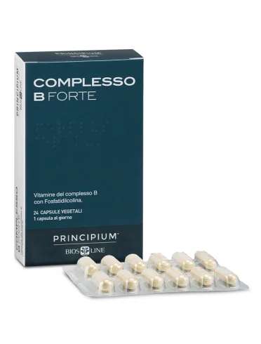 Principium complesso b forte - integratore di vitamina b - 24 capsule Principium complesso b forte - integratore di vitamina b - 24 capsule