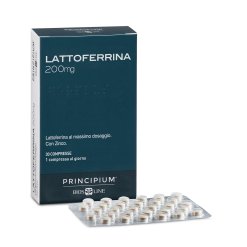 Principium Lattoferrina 200 mg - Integratore di Magnesio con Lattoferrina - 30 Compresse