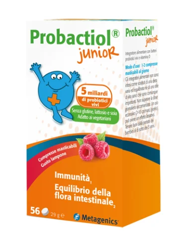 Probactiol junior - integratore per l'equilibrio della flora intestinale - 56 compresse masticabili Probactiol junior - integratore per l'equilibrio della flora intestinale - 56 compresse masticabili