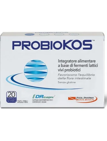 Probiokos - integratore di fermenti lattici - 20 capsule Probiokos - integratore di fermenti lattici - 20 capsule