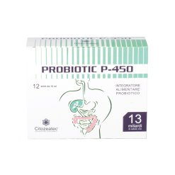 Probiotic P-450 - Integratore di Probiotici - 12 Bustine
