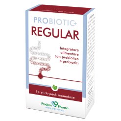 Probiotic+ Regular Integratore di Prebiotici e Probiotici 14 Stickpack