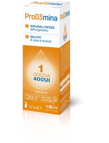 Prod3mina integratore vitamina d3 20 ml