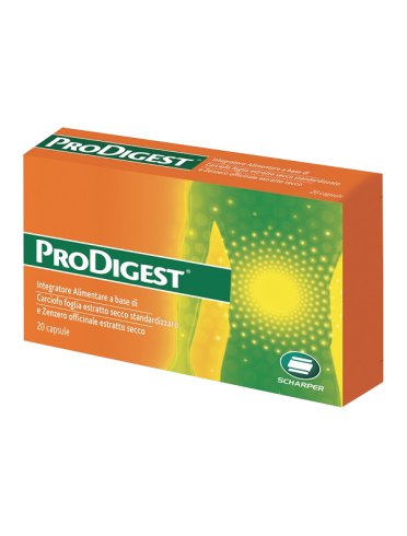 Prodigest integratore funzione digestiva 20 capsule