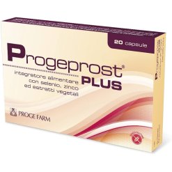 Progeprost Plus Integratore per la Prostata 20 Capsule