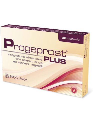 Progeprost plus integratore per la prostata 20 capsule