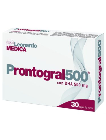 Prontogral 500 - integratore per donne in gravidanza - 30 capsule molli