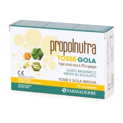 Propolnutra Tosse Gola Integratore Vie Respiratorie 20 Compresse