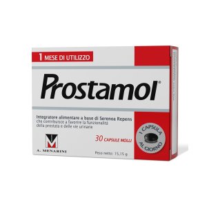 Prostamol - Integratore Alimentare per Prostata e Vie Urinarie - 30 Capsule