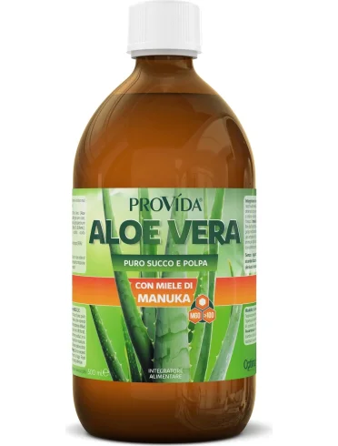 Provida aloe vera - succo di aloe puro con miele di manuka - 500 ml Provida aloe vera - succo di aloe puro con miele di manuka - 500 ml
