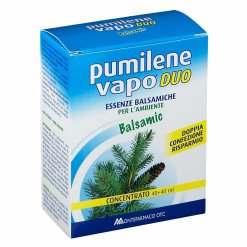Pumilene Vapo Duo - Essenza Balsamica per Ambienti - 2 Flaconi x 40 ml con Diffusore