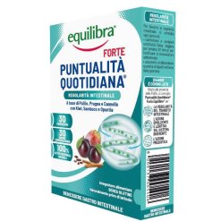 Equilibra Puntualità Quotidiana Forte Integratore Transito Intestinale 30 Compresse