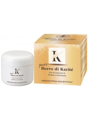 Puro burro di karitè con oli essenziali - crema idratante per pelle secca - 200 ml