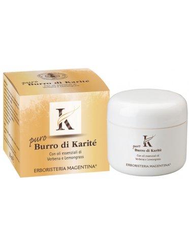 Puro burro di karitè con oli essenziali - crema idratante per pelle secca - 50 ml