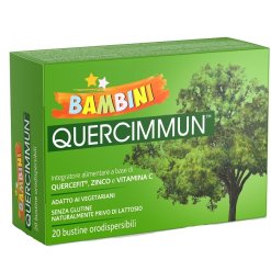 Quercimmun Bambini - Integratore Pediatrico per Difese Immunitarie - 20 Bustine Orosolubili