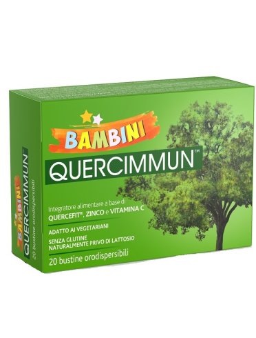 Quercimmun bambini - integratore pediatrico per difese immunitarie - 20 bustine orosolubili