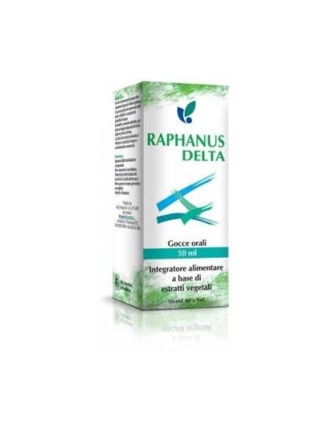 Raphanus delta soluzione idroalcolica - integratore per disturbi a carico delle vie bilari - 50 ml