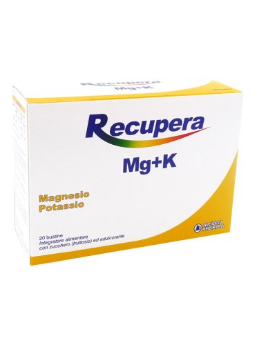 Recupera mg+k integratore magnesio e potassio 20 bustine