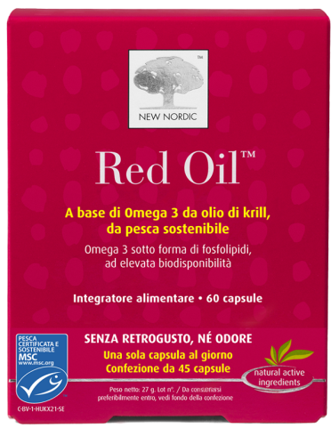 Red oil integratore omega 3 60 capsule