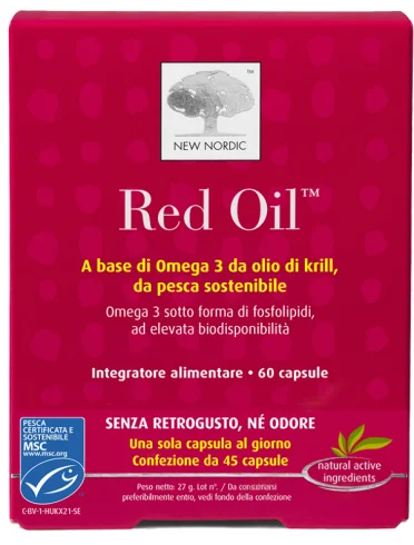 Red oil integratore omega 3 60 capsule Red oil integratore omega 3 60 capsule