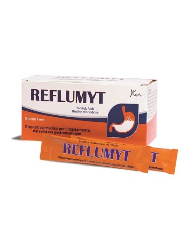 Reflumyt - trattamento del reflusso gastroesofageo - 24 bustine