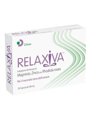 Relaxiva integratore per tono dell'umore 20 capsule Relaxiva integratore per tono dell'umore 20 capsule