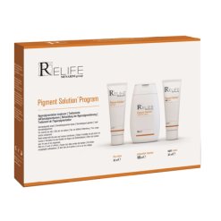 Relife Pigment Solution Program Kit - Crema Giorno 30 ml + Crema Notte 30 ml + Detergente Viso 100 ml