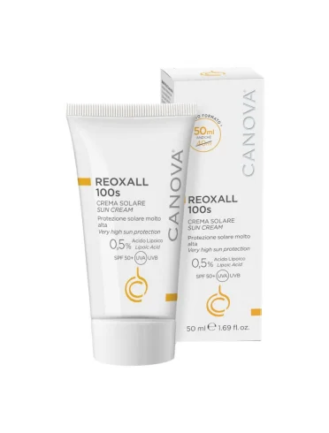 Canova reoxall 100s - crema solare viso con protezione molto alta spf 50+ - 50 ml Canova reoxall 100s - crema solare viso con protezione molto alta spf 50+ - 50 ml