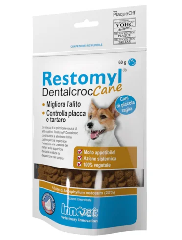 Restomyl dentalcroc cane - supporto nutrizionale per cavo orale - 60 g Restomyl dentalcroc cane - supporto nutrizionale per cavo orale - 60 g