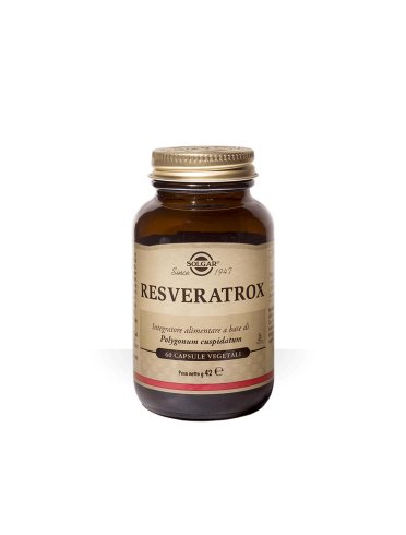 Solgar resveratrox - integratore per la funzionalità cardiovascolare - 60 capsule vegetali