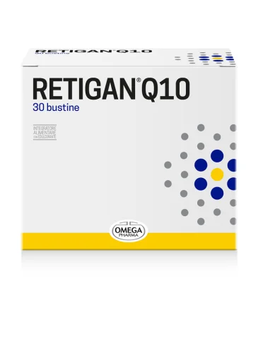 Retigan q10 - integratore sistema nervoso - 30 bustine Retigan q10 - integratore sistema nervoso - 30 bustine