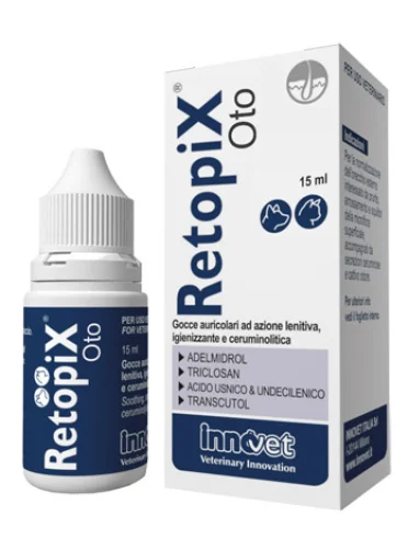 Retopix oto - gocce auricolari igienizzanti per cani e gatti - 15 ml Retopix oto - gocce auricolari igienizzanti per cani e gatti - 15 ml