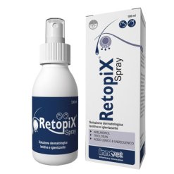 Retopix Spray - Soluzione Cutanea Lenitiva e Igienizzante per Cani e Gatti - 100 ml