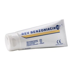 Rev Benzoniacin 10 - Crema Viso per il Trattamento dell'Acne Leggera - 100 ml