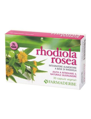 Rhodiola rosea integratore tono dell'umore 30 capsule