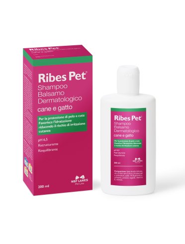 Ribes pet shampoo balsamo dermatologico veterinario 200 ml