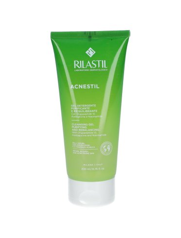Rilastil acnestil - gel detergente viso per pelli impure - 200 ml