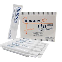 Rinorex Flu Kit per Doccia Nasale 2 Pezzi