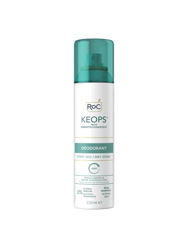 Roc keops deodorante spray secco 24h 150 ml