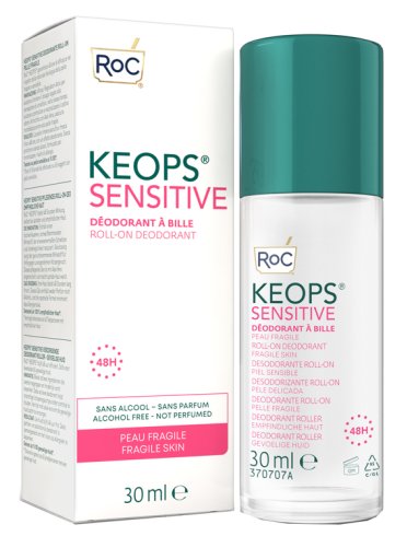 Roc keops sensitive deodorante roll-on 48h 30 ml