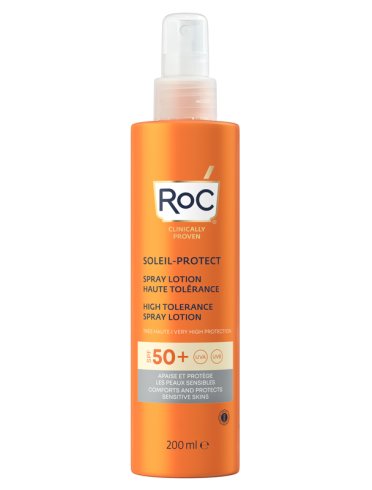 Roc spray solare corpo spf 50+ elevata tollerabilità 200 ml