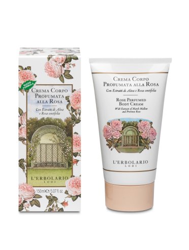 Rosa crema corpo profumata 150 ml