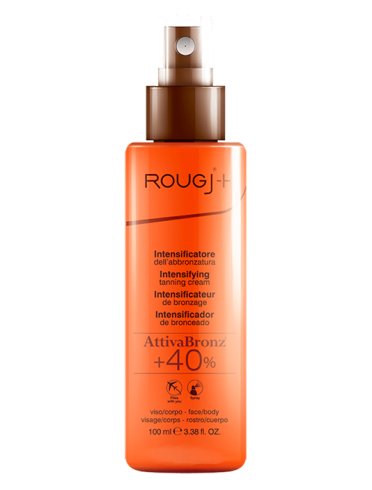 Rougj+ attivabronz +40% - spray viso e corpo per intensificare l'abbronzatura - 100 ml