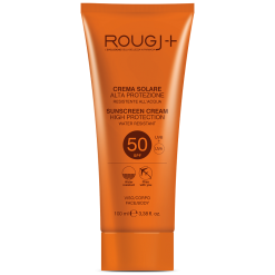 Rougj+ - Crema Viso Solare Viso e Corpo con Protezione Molto Alta SPF 50 - 100 ml