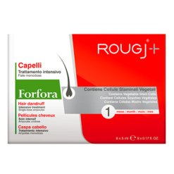 Rougj+ Forfora - Lozione Capillare Anti-Forfora - 8 Fiale x 5 ml