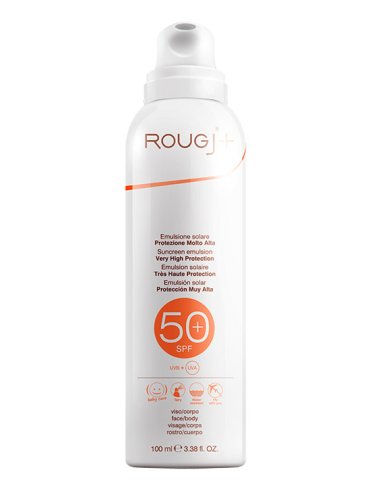 Rougj+ - spray solare corpo per bambini con protezione solare spf 50+ - 100 ml