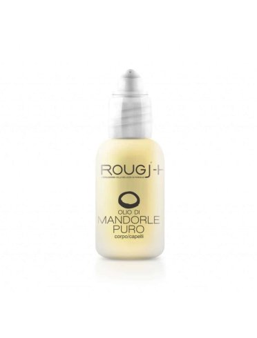 Rougj+ - olio di mandorle per corpo e capelli - 30 ml